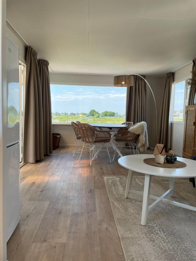 Luxe Chalet Direct Aan Het Water Met Strand Lith Exterior photo